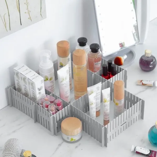 Opbevaringssystem Til Køkkenskuffer>Adjustable Drawer Organiser Condor InnovaGoods 16 Units