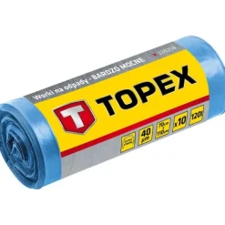 Affaldsposer 120 L, blå, 40 mik Hot