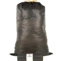 Affaldsposer med lukkesnor - 250 stk. 120L | Farve: Sort | Størrelse: 250 stk. Sale