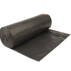 Affaldsposer med lukkesnor - 250 stk. 120L | Farve: Sort | Størrelse: 250 stk. Sale
