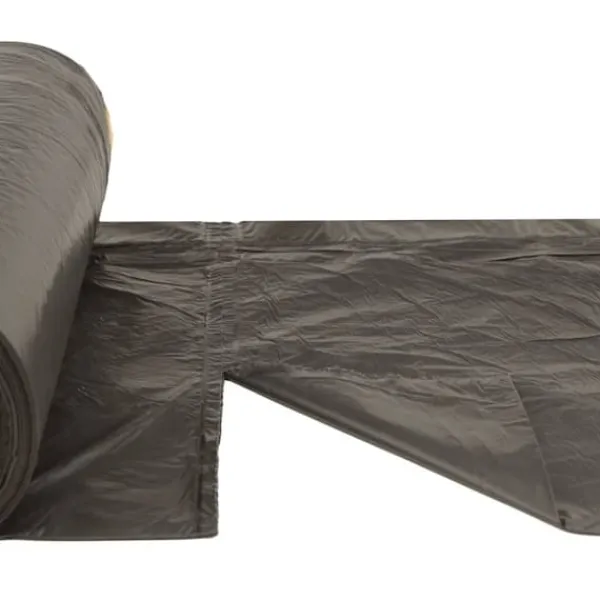 Affaldsposer med lukkesnor - 250 stk. 120L | Farve: Sort | Størrelse: 250 stk. Sale