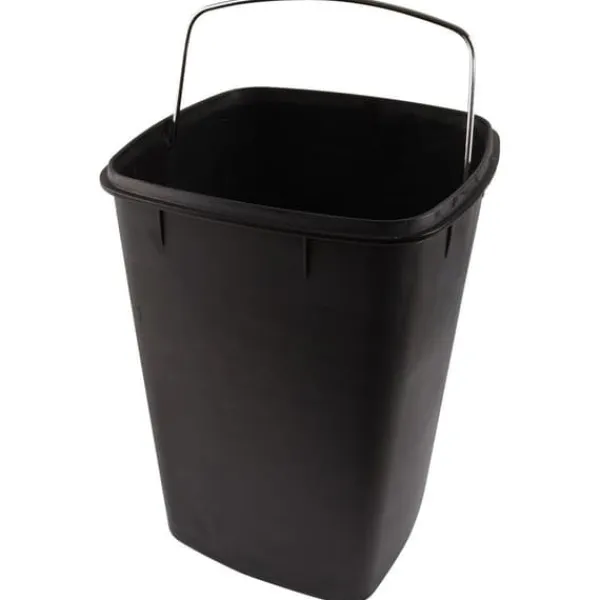 Skraldespande & Papirkurve>Affaldsspand, 12 Liter Kapacitet, Fodpedal Betjening,12L, Sølv