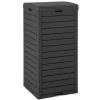 Affaldsspand, 40x40x86 cm, Sort Hot