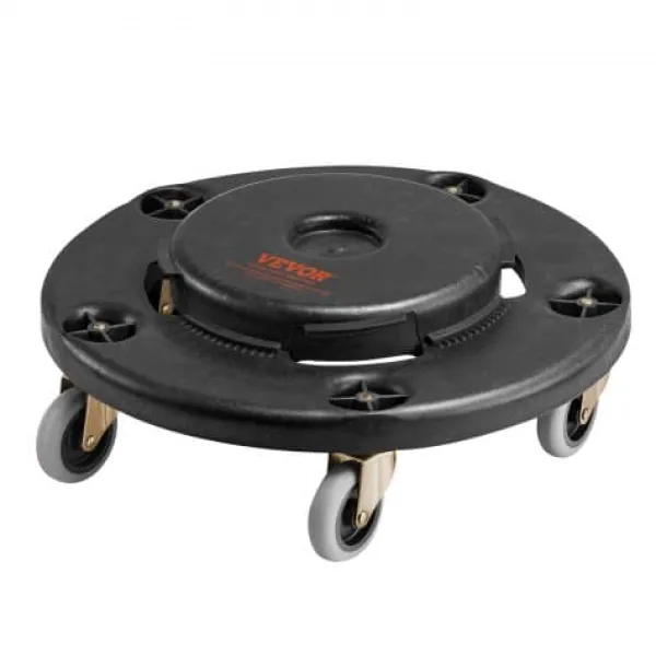 Affaldsspandvogn, 45.5x15.5 cm, Sort, Ekstra robust Clearance