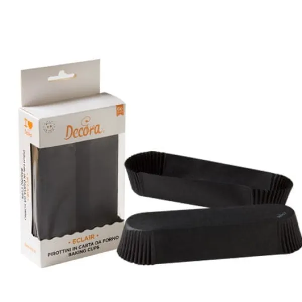 Bagning>Aflange krøllejern SORT 135x33x28 mm DECORA 60 stk.