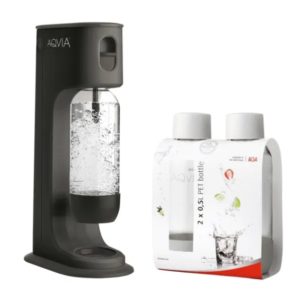 AGA Aqvia Balance (Black) + 2 x 0,5L PET-flaskor