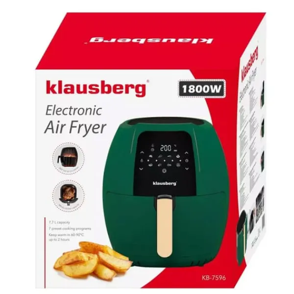 Fritøse>Air Fryer 7,7L 1800W KLAUSBERG Air Fryer KB-7596