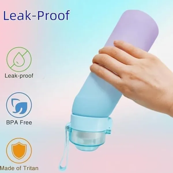 Air-Up Luftvandsflaske 650ml – 7 smagskapsler | Sukkerfri & Aromatisk | Gradient blå med Suptube