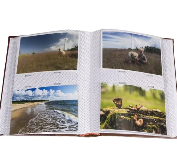 Opbevaring Af Fotografier>Album B 10x15/200M Blad, rød 2stk