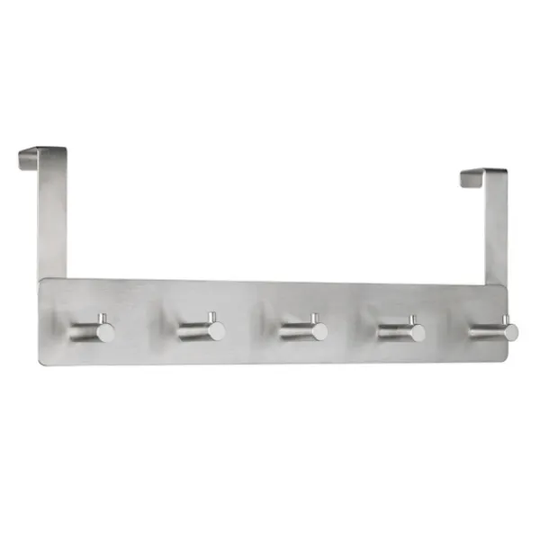Alco AL-2840 Garderobe med dør, sølv, 5 kroge Discount