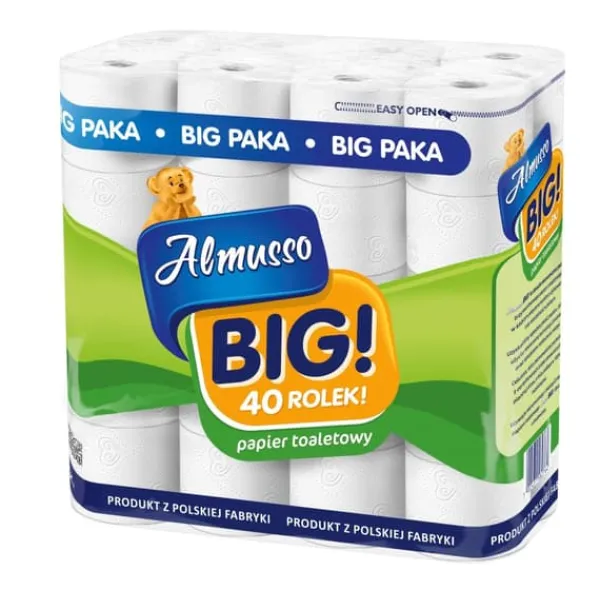 Toiletpapir>Almusso Toiletpapir Storpakke 40 ruller