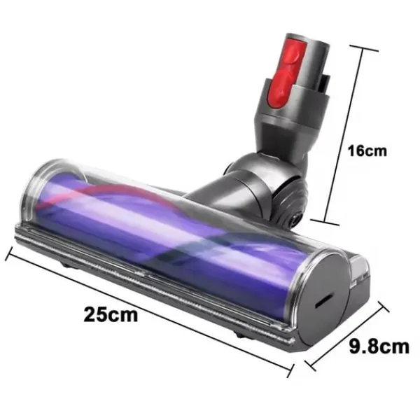 Støvsugertilbehør>Anti-tangle børstehoved til Dyson – Filtreringsfrit mundstykke