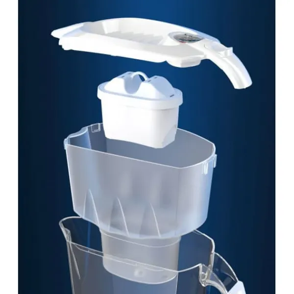 Aquaphor Amethyst MF+ vandfiltreringskande, 2,8 L, hvid