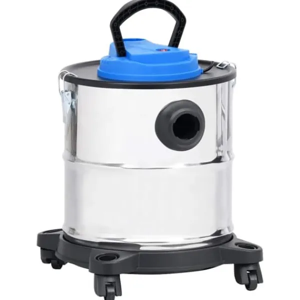 Askestøvsuger med HEPA-filter 1200 W og 20 l beholdere | Farve: Rustfrit stål