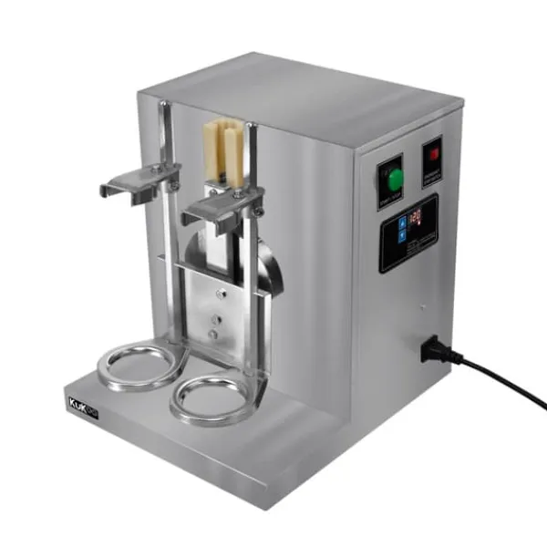 Drikkevareautomater>Automatisk Bubble Tea Shaker & 2 700ml Shaker Krus Rustfrit stål 350ml - 1000ml Timer 6 - 120 sekunder Drikkemixer Bubble Boba Milk Cocktail
