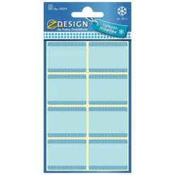 Avery AV-59374 Z-Design fryseretiketter 36x28 mm 40 stk. blå
