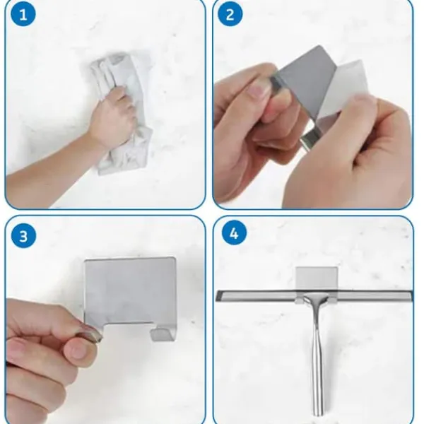 Rengøringsudstyr>BADEVÆRELSE SKRABER SORT