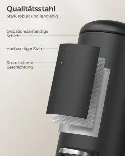 Badeværelsesspand, 10L lille spand med låg, pedal-toiletspand, slank til små rum, stål, soft close, blæksort Discount