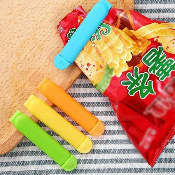 Tilbehør Til Madopbevaring>Bag Clips - 10 stk - blandede farver