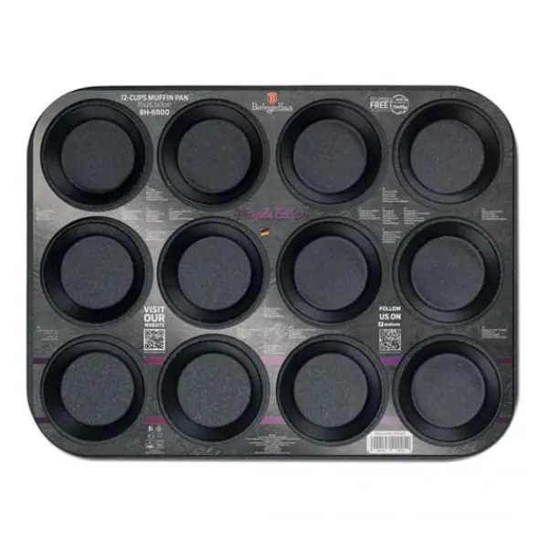 Bagning>BAGEFORM TIL 12 MUFFINS BERLINGER HAUS BH-6800