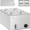 Bain marie elvarmer med vandhane 4 x GN 1/4 600 W Clearance
