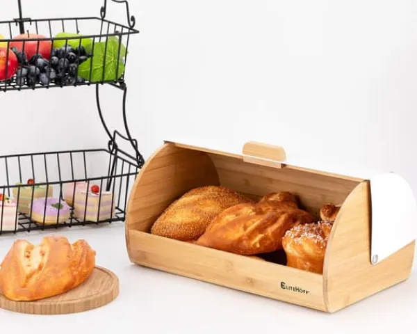 Brødkasser & Brødposer>BAMBUBRØDBEHOLDER E-6046