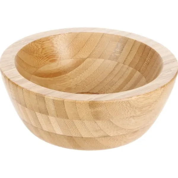 Mortere & Pistiller>BAMBUMØRTEL 13x5cm NATURLIG holdbar
