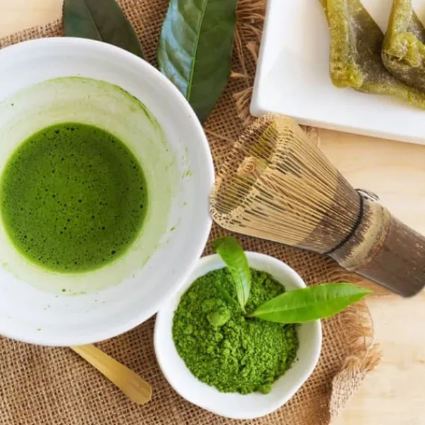 Bambus japansk stil Matcha te piskeris børste te tilbehør til Matcha tebrygning Bambus 100 ben