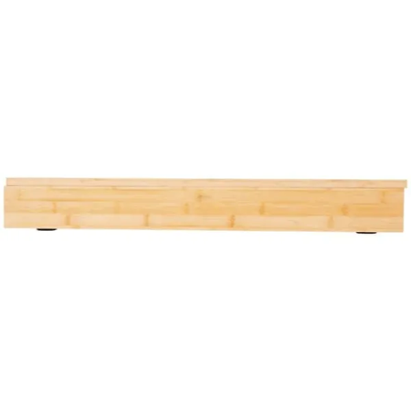Skærebrætter>Bambus kogeplade-/komfurafdækning - Skærebræt - Rektangulær - 75 x 54 x 10 cm - Til hjem og små lejligheder - Rød