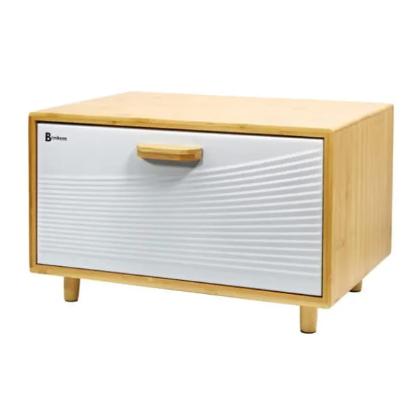 Brødkasser & Brødposer>Bambusbrødspand BRUNBESTE BB-4253 Hvid