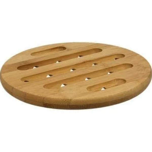 BAMBUSPLATE rund 18cm lys natur Clearance