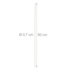 Bambusspyd, 90x0,7 cm, Natur Hot