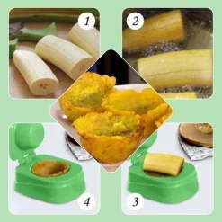 Banan Patacones Form Plast Kök Tostones Köttbulle Maker Form Keuken Gadget Bakken Gebak Diy Form Discount