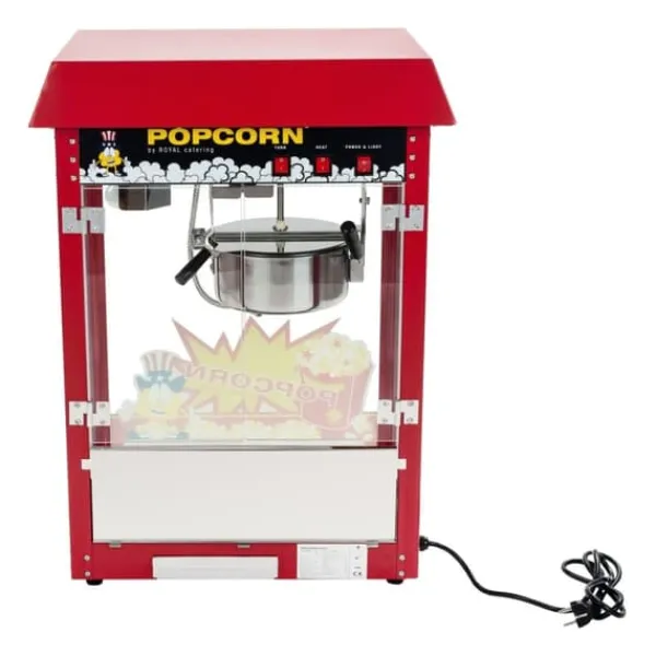 Popcornmaskiner>Bar popcorn maskine med rødt tag