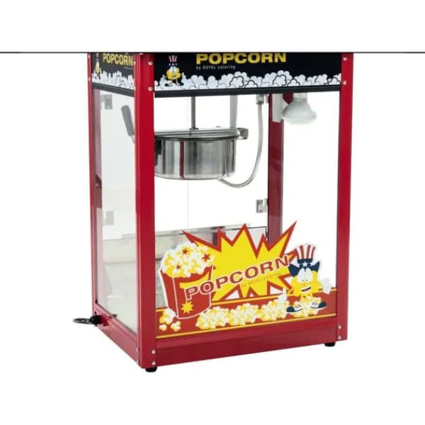 Popcornmaskiner>Bar popcorn maskine med rødt tag