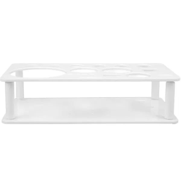 Barudstyrssæt>Bartender Værktøjsholder Stand - Pladsbesparende Aftagelig Plastic Organizer til Bar og Home White