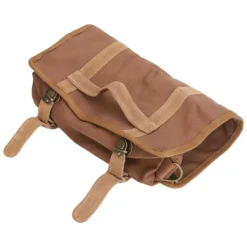 Bartender Værktøjstaske Bar Kit Taske Vandtæt lærred Flere rum Bærbar Bartender Roll Up Taske med skulderrem Kaffe
