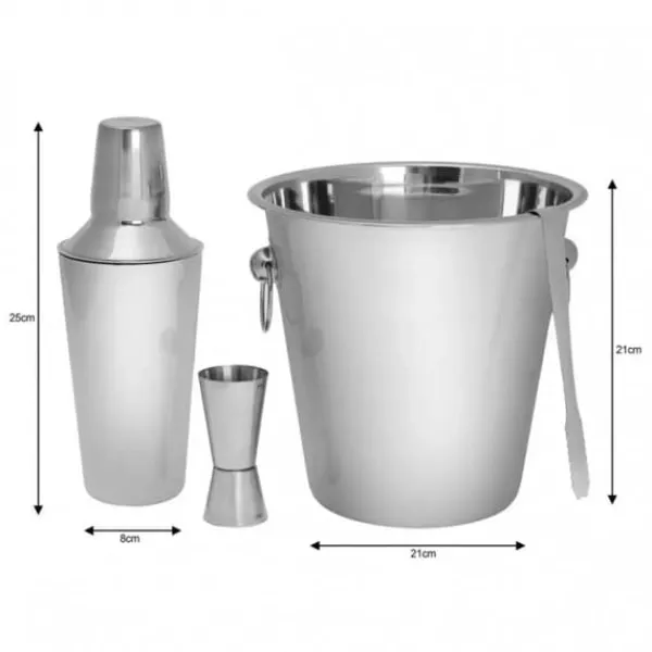 BARTENDERSÆT 4 STK KINGHOFF KH-1244 Online