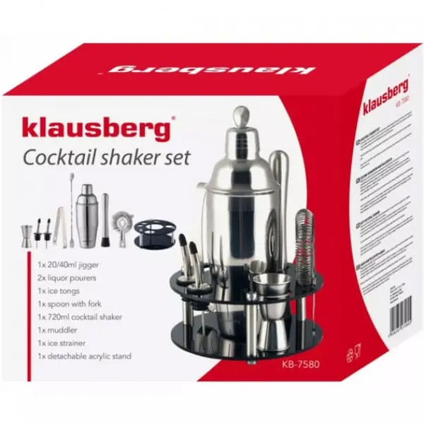 BARTENDERSÆT 9 STK KLAUSBERG KB-7580 Hot