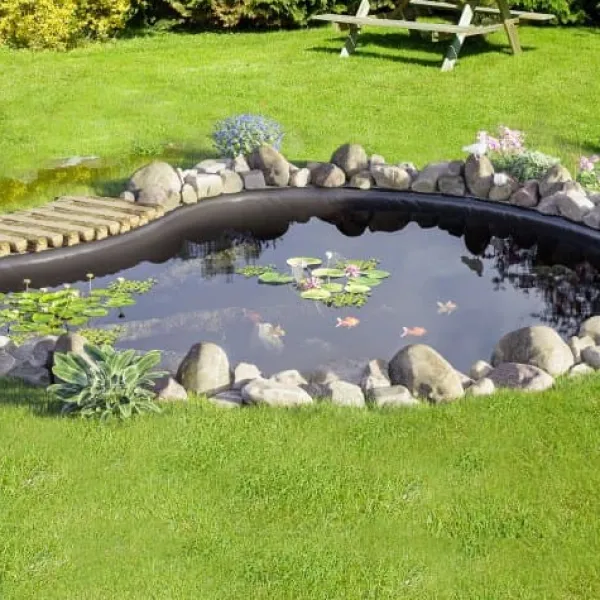 Skraldeposer>Bassindug, 300x460 cm, Sort, EPDM-materiale