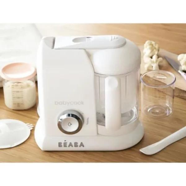 Madlavningsmaskiner>BEABA Robot Baby Babycook Solo Vit & Silver
