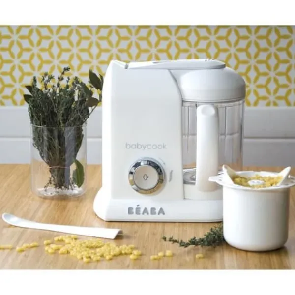 Madlavningsmaskiner>BEABA Robot Baby Babycook Solo Vit & Silver