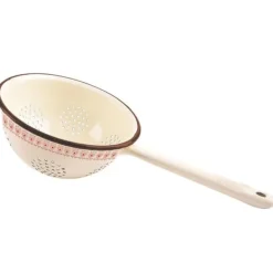 Beige emaljeret køkkensi TONCA 20 cm
