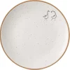 Tallerkener & Bordservicer>Beige keramik desserttallerken 20 cm