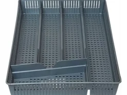 Bentom bestikskuffeindsats 23 x 31 grå. Outlet