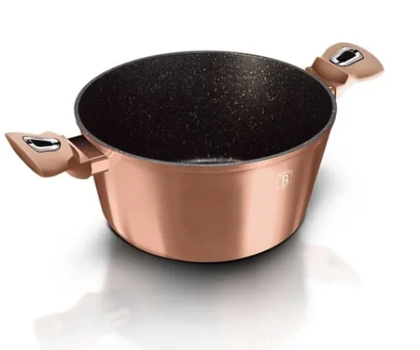 Køkkenudstyrssæt>BERLINGER HAUS BH-7058 ROSEGULD GRANIT GRYDER SÆT, 13 STK.