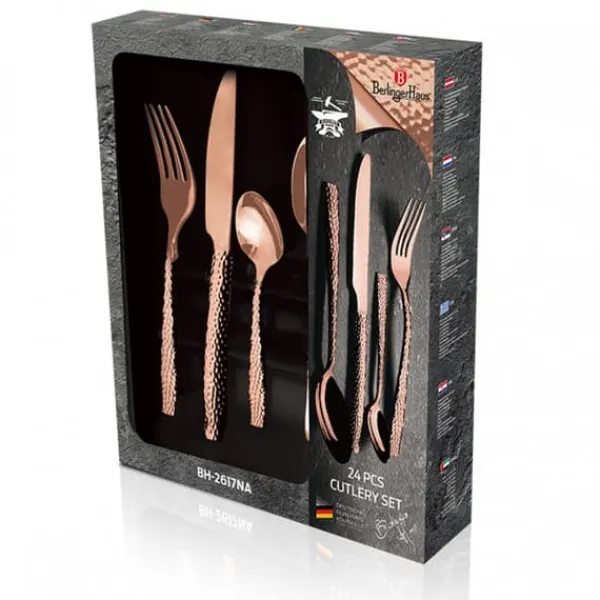 Bestik>BESTIK 24 STK. BERLINGER HAUS BH-2617 ROSE GULD