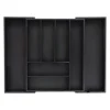 Bestikbakke, Bambus, 35x43.5x6.5 cm, Sort Discount