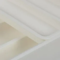 Bestikbakke, Justerbar, 6x23,5x31,5 cm, Plast Online