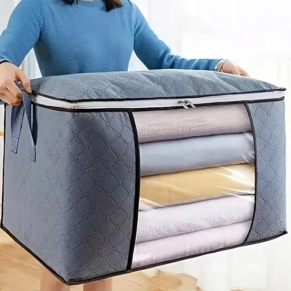 Opbevaringsposer Til Hjemmet>BETRÆK TIL SENGEDÆK DYNE til OPBEVARING Puder TÆPPER Vinduer 70x50x30cm